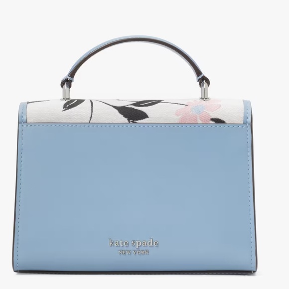 Kate Spade lovitt buckled floral jacquard small top-handle crossbody - Picture 7 of 8